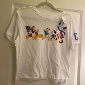 Disney crop top USA size L